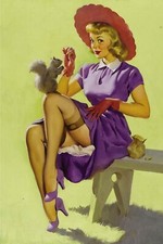 Nice Vintage Retro Woman WW2 Photo Glossy 4 6 in V011