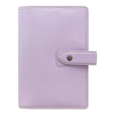 Filofax Malden Organizer, Personal Size, Orchid - Tactile, Full Grain Buffalo Le