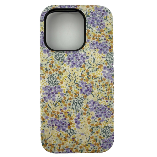 Casely Dream Garden BOLD iPhone 15 Pro Case Purple Floral Cover Cottagecore