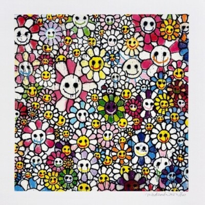 版画 MADSAKI Homage Takashi Murakami Flowers An Homage to Monopink, 1960 E– Takaoka Art
