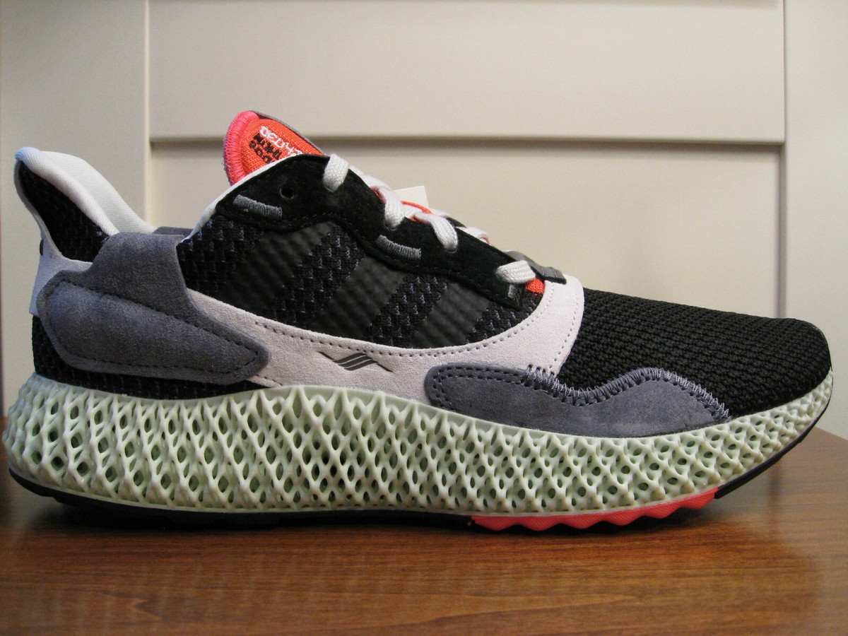 ADIDAS ORIGINALS ZX 4000 FUTURECRAFT 4D 'KELVIN SCALE' BLACK ADIDAS ORIGINALS ZX 4000 FUTURECRAFT 4D 'KELVIN SCALE' BLACK