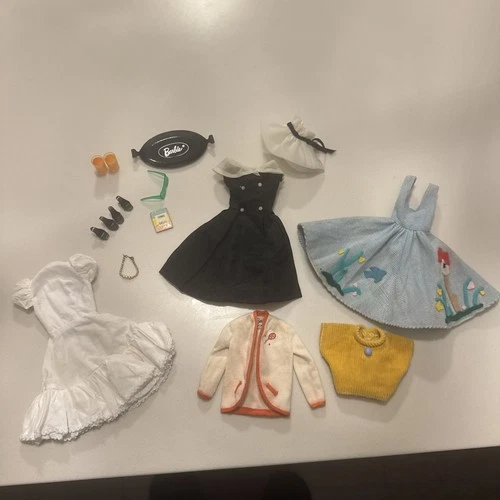 1960’s Vintage Barbie After Five EXC #934 And Other Misc Outfits And Accessories