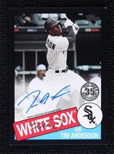 2020 Topps 1985 Topps Baseball Auto Black 173/199 Tim Anderson #85A-TA Auto k5l