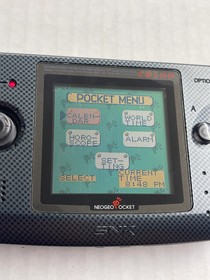 NGP - Console Carbon Fiber Black Neo Geo Color Pocket Tested #2906