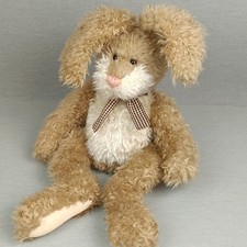 RUSS BERRIE Hase Clifford ❤️ Kuscheltier Stofftier Plüsch ca 40cm Beige