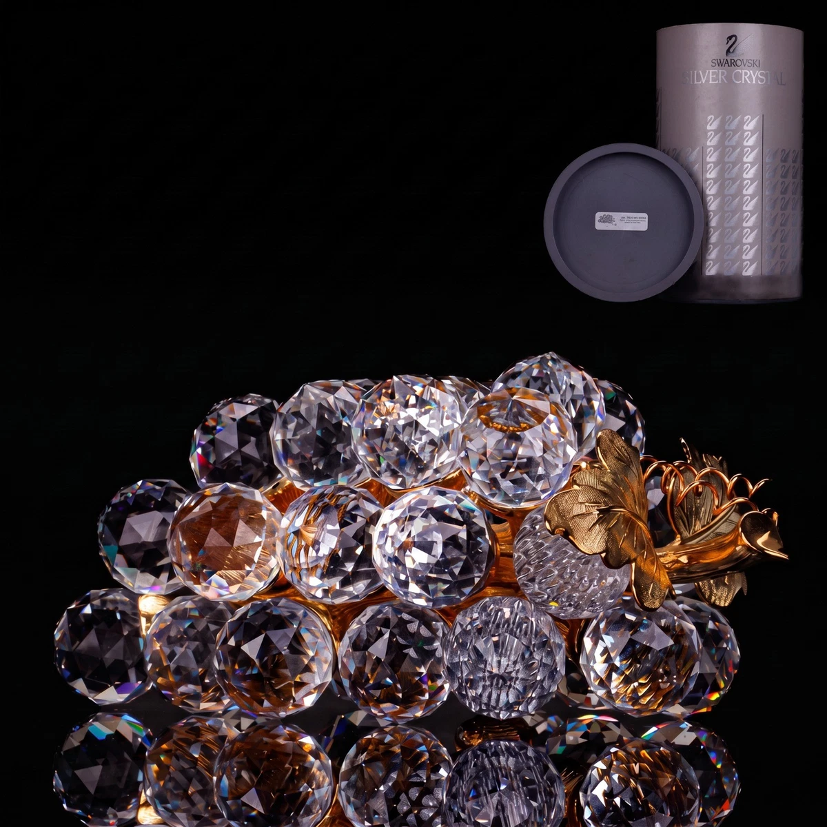 SWAROVSKI　葡萄 施华洛世奇水晶摆件葡萄| eBay