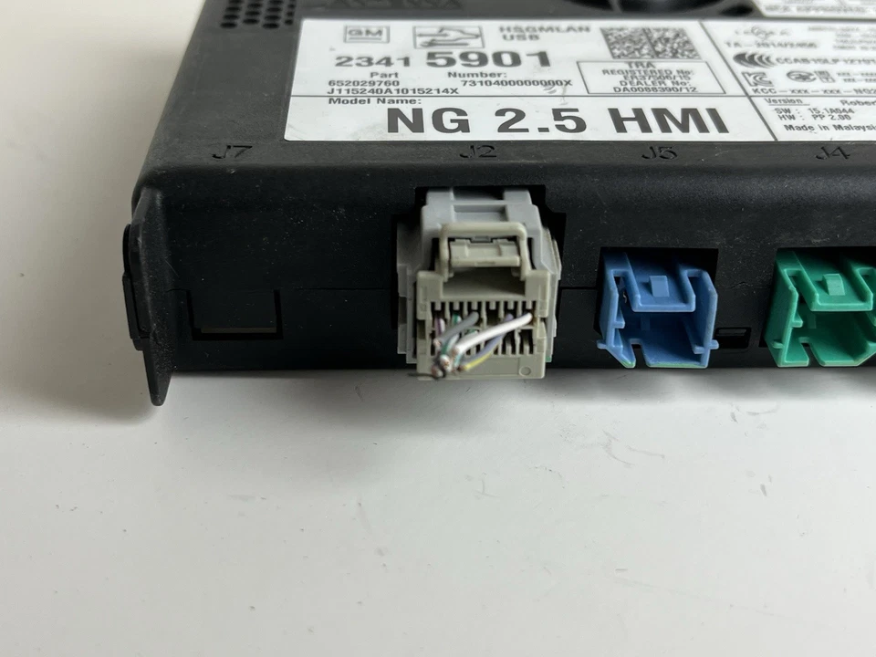 Cadillac ATS HMI 2016 módulo de interfaz hombre máquina 23415901 OEM Foto 3 de 4