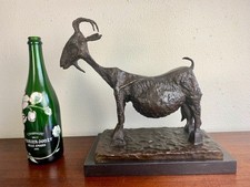 Bronze Sculpture She Goat (after) Pablo Picasso Signed Number Cubism Modern Art