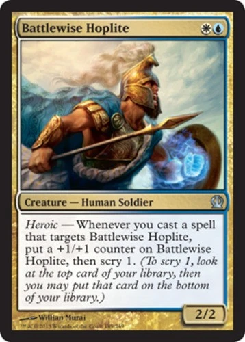 MTG - Battlewise Hoplite - Theros - NM, English Magic FLAT RATE SHIP - Picture 1 of 1