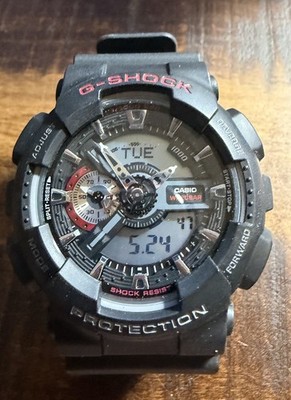 Casio G-Shock GA-100 Black Ana-Digi Shock Resist 200M Water Resist Watch