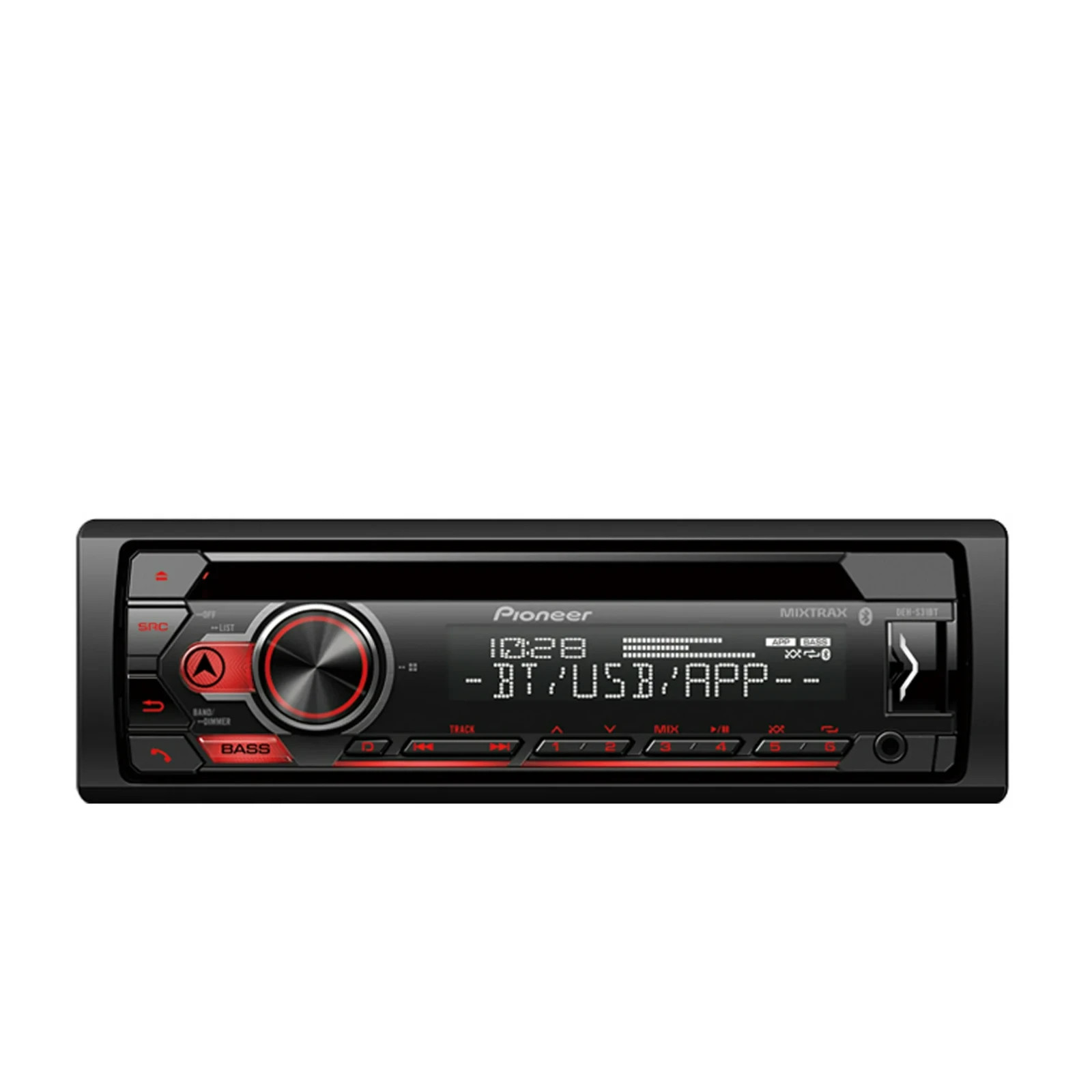 Pioneer DEH-S31BT In-dash - Pioneer Smart Sync App, Bluetooth&reg; - Audio CD Receiv