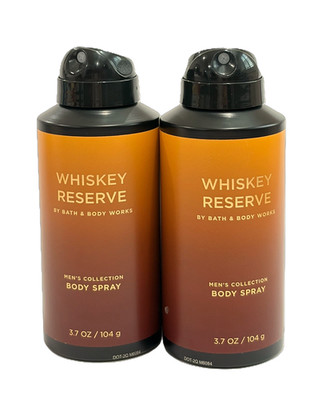 Bath & Body Works WHISKEY RESERVE Men's Collection Body Spray Set of 2