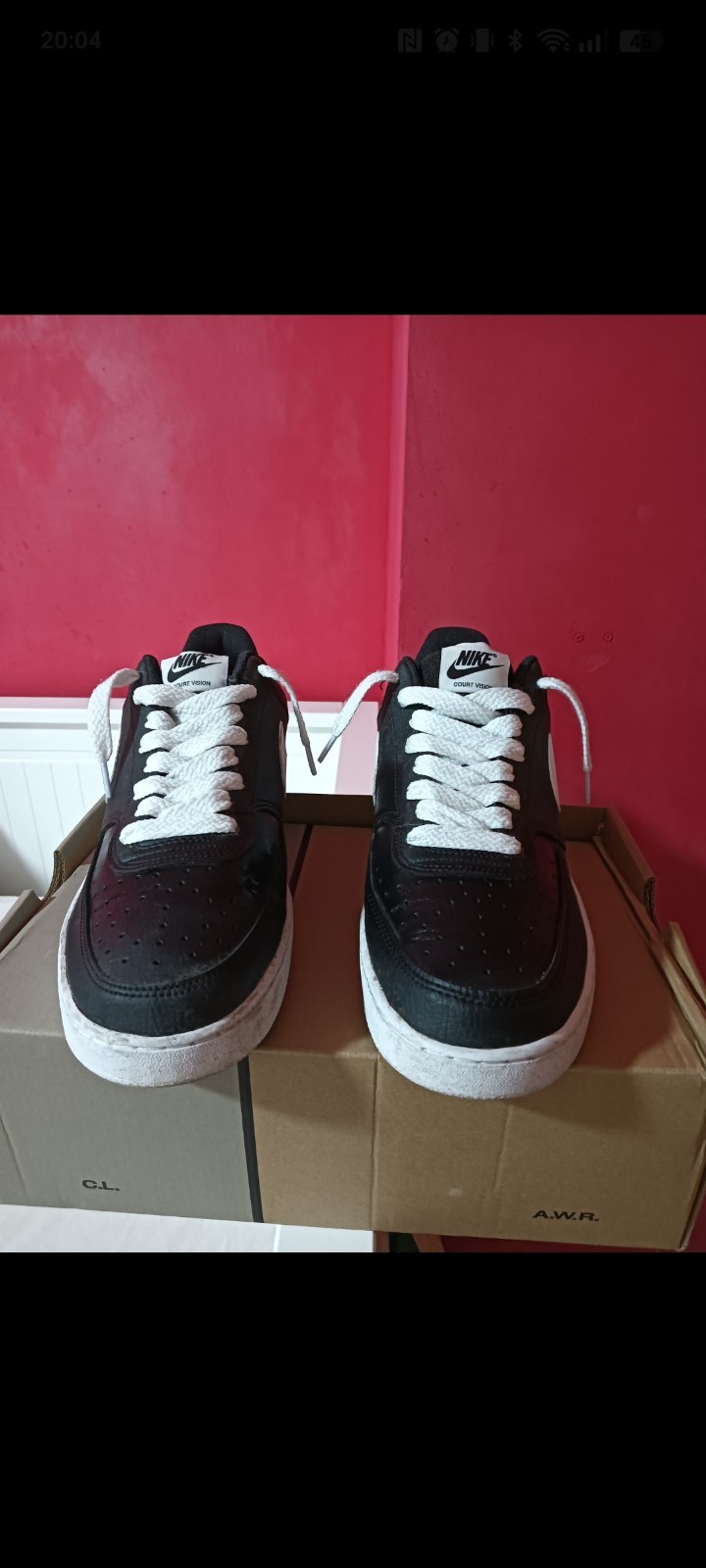 NIKE COURT VISION LOW Zapatillas Deportivas Para Hombres T.45 US.12 UK.10.5