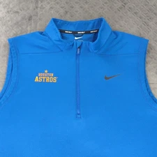 Houston Astros Nike Golf Vest Pullover Lochinvar Golf Club Sleeveless Men 2XL