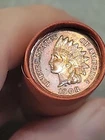 Bu 🌈Toned 1908 & S Mint Indian Head Pennies Ends Of Lincoln Wheat Cent Roll