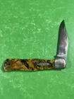 Rare Vintage Western States Pocket Knife Boulder Large Coke Bottle Great Handles