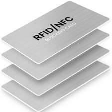 RFID Blocking Cards, Premium Contactless NFC Debit Credit Card  Passport Pro...