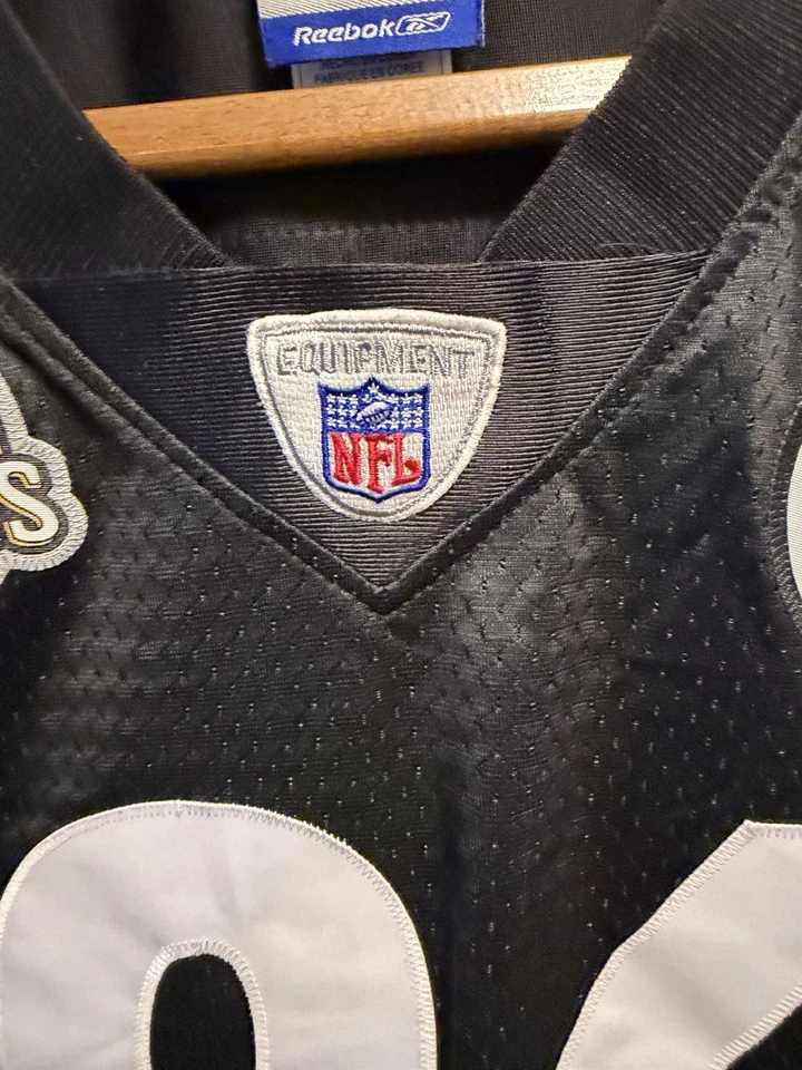 Camiseta deportiva para hombre Hines Ward #86 Pittsburgh Steelers Reebok NFL parche 2XL Superbowl XL Foto 3 de 4