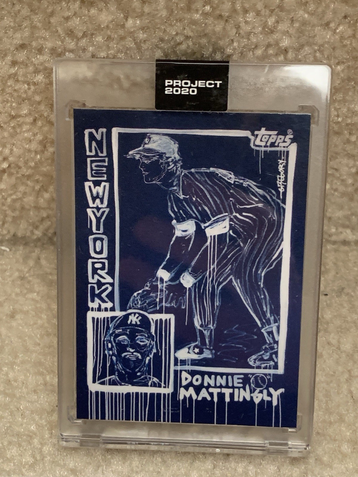 Topps PROJECT 2020 Card #69 - 1984 Don Mattingly by Gregory Siff NONMINT