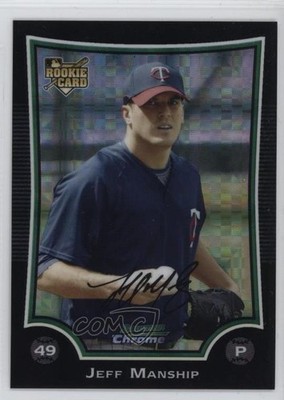 2009 Bowman Draft Chrome X-Fractor /199 Jeff Manship #BDP2 Rookie RC qw7