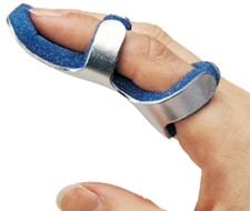 Quickie Finger Splint Curved Foam Lined Aluminum Finger Splint 97436 