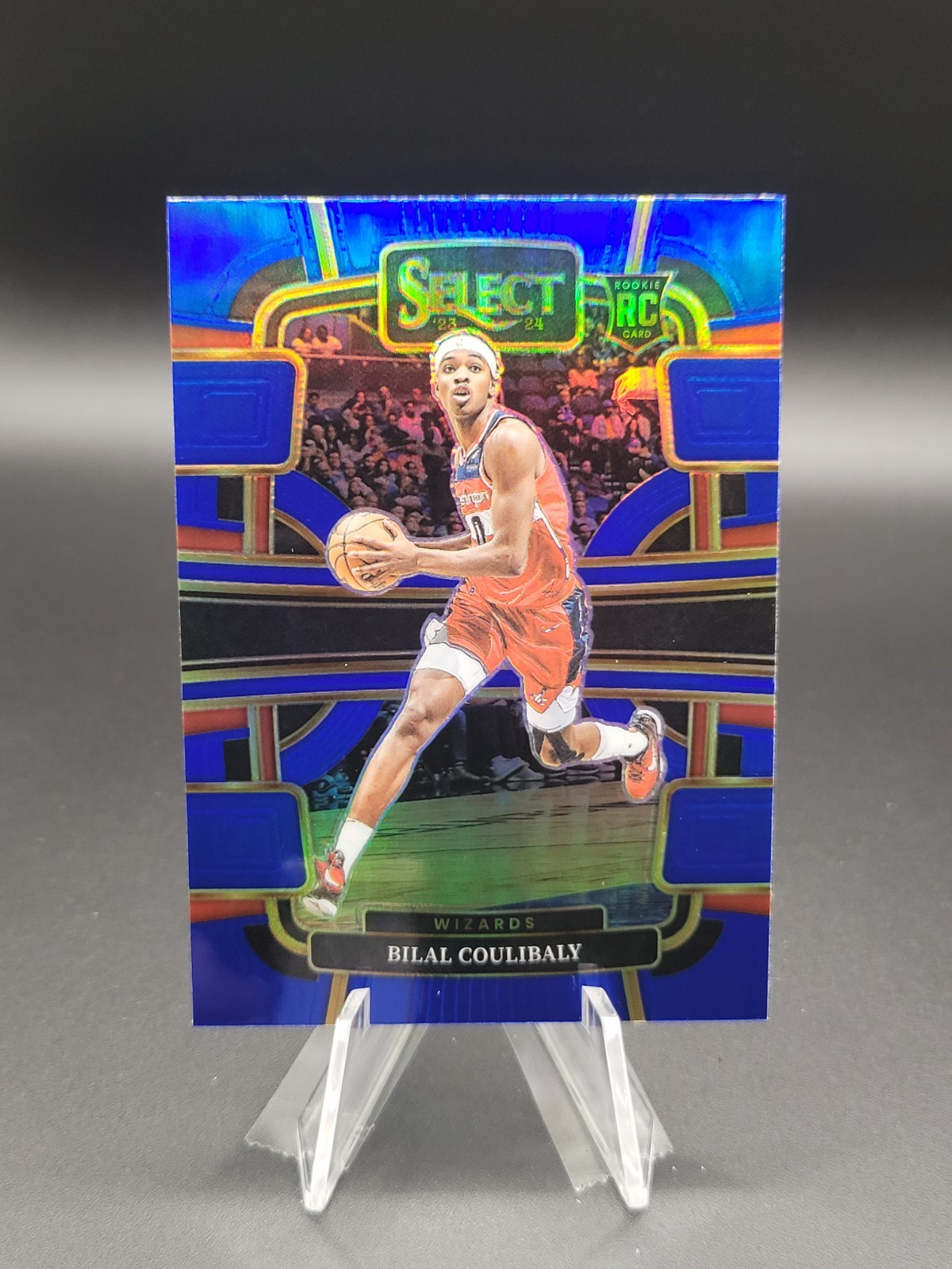 Bilal Coulibaly 2023-24 Panini - Select Basketball #97 RC Blue Prizm Concourse