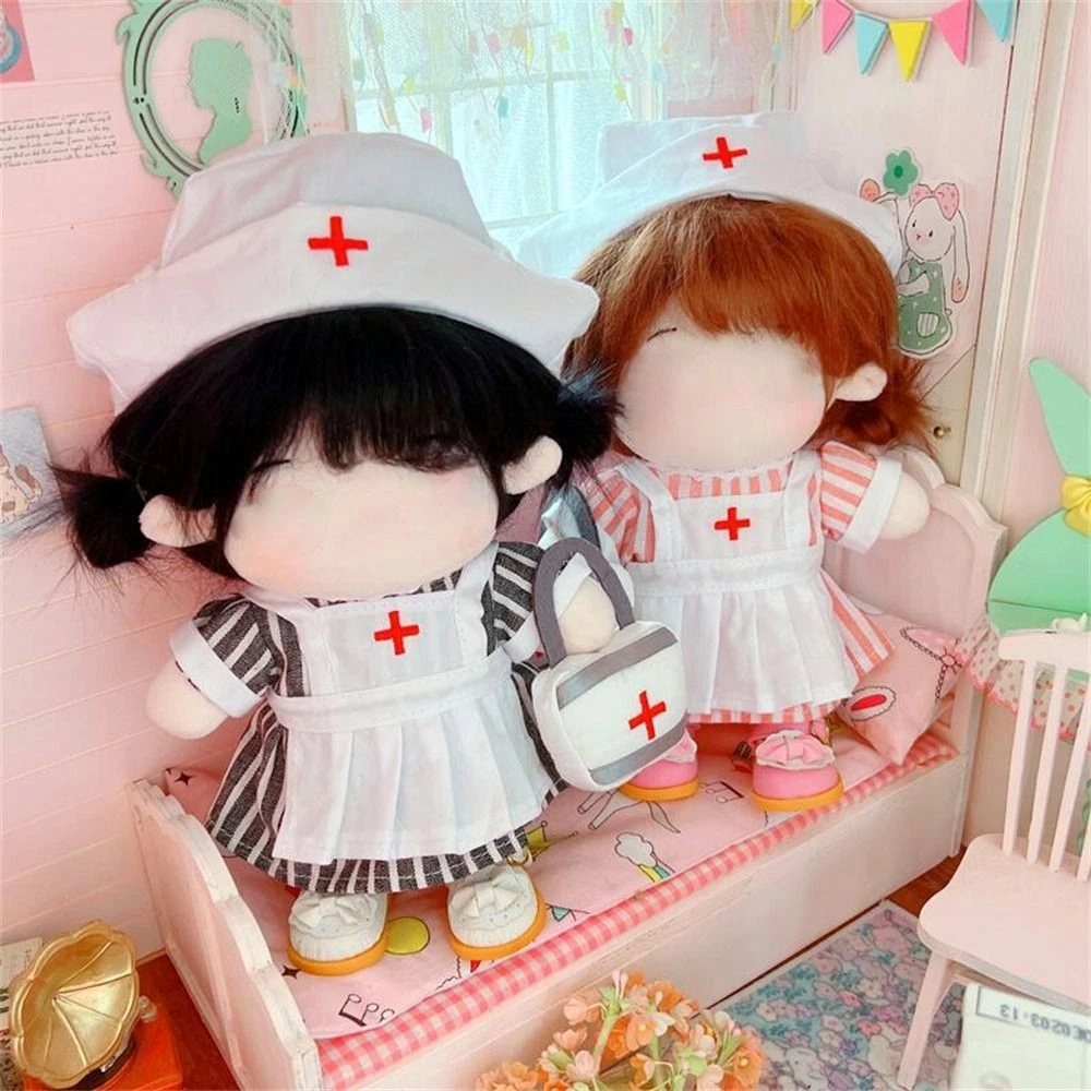 VETEMENTS Vestiti per bambola vestito infermiera vestito idolo bambola vestiti vestito per bambola bambino 20 cm