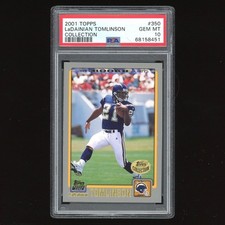 2001 Topps 350 LaDainian Tomlinson Collection PSA 10
