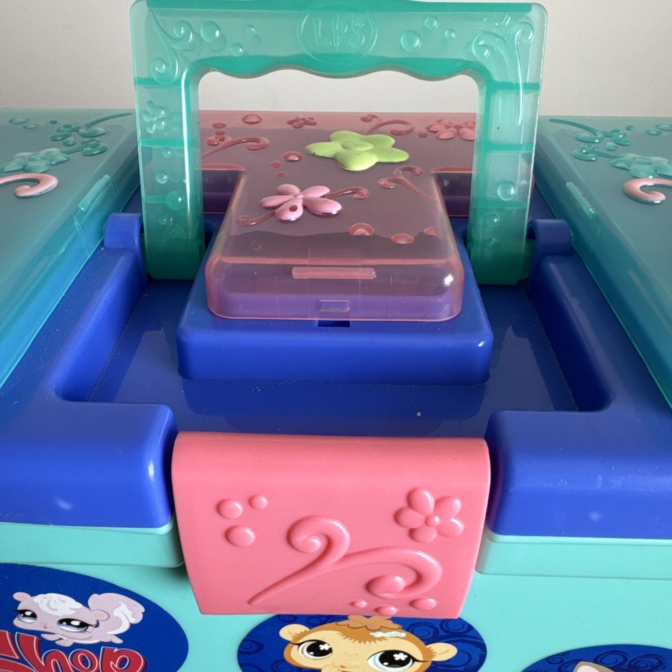 Littlest Pet Shop LSP 2007 Hasbro Tackle Box Storage Carry Case W ...