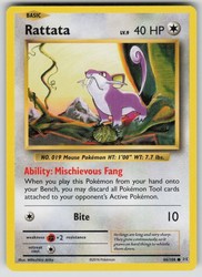 Rattata 66/108 XY - Evolutions Common