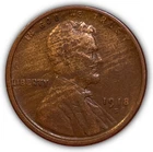 1918-S Lincoln Wheat Cent Extremely Fine XF Coin #24105