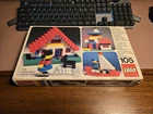 VINTAGE 1974 LEGO Set Number 105 Original Box & Pieces Incomplete Set