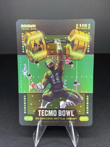 Bo Jackson Battle Arena Brawn BF101 Tecmo Bowl Glow Parallel A.J. Brown 110