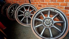 18" MITSUBISH EVO GENUINE RAYS GRAMLIGHT 57 OPTIMISE ALLOY WHEELS 5X114.3 ET 33