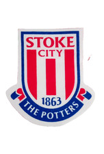 Stoke City The Potters football Upcycled crest badge Iron on sew patch
