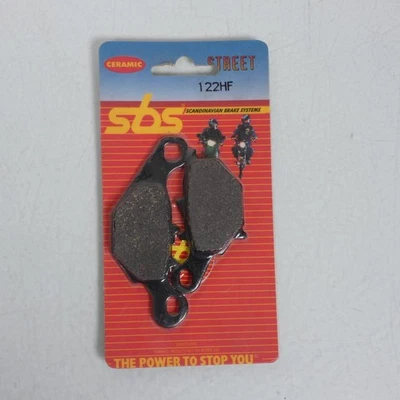 Plaquette de frein AV 122HF CERAMIC SBS pour moto Suzuki 85 RM 2016 Neuf - Photo 1/2