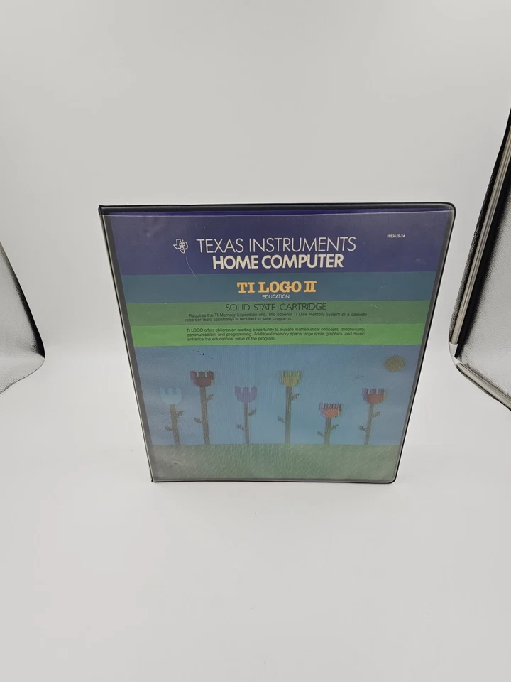 Vintage Texas Instruments Home Computer Binder And Ti Logo Binder With Storage - Image 2 of 4