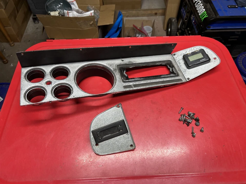 75-80 Dodge D-100 Truck Instrument Cluster TRIM BEZEL - D Series D150 D200 D300 - Image 3 of 4