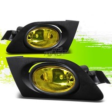 Amber Lens Driving Bumper Fog Lightlampwiringswitch For 01-03 Civic 2dr4dr