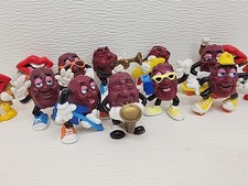 VTG 1980s California Raisins Tang Lips Toy Figures - Lot Of 13