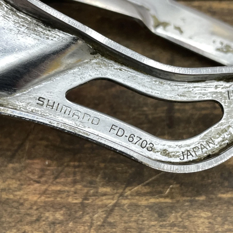 Shimano Ultegra FD-6703 Front Derailleur Triple 3x10 Speed Japan Road Bike Part - Image 3 of 4