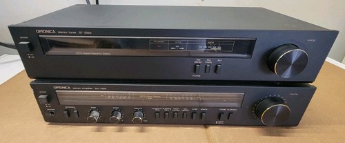 Optonica (Sharp) Stereo Tuner ST-3300 Digital Tuning Display And SM-3300 Amp Lot