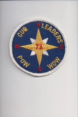 1973 Cub Leaders Pow Wow patch