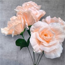 Artificial Rose Bunch – 5 Head Silk Rose Bouquet for Home, Wedding & Event Decor
