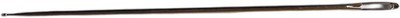 Telliswelt Webernadel mit Kugelspitze, 7,4 cm x 1,2 mm, Stahl, silber, Made in