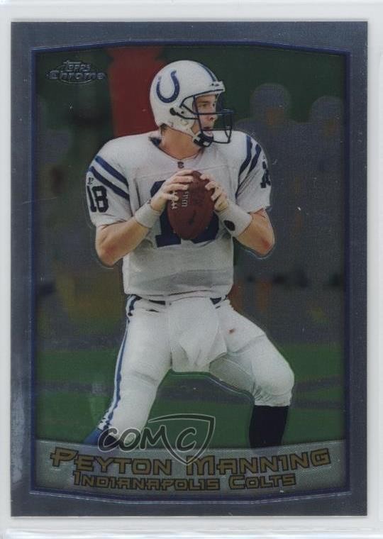 1999 Topps Chrome Peyton Manning #120 HOF 10bg