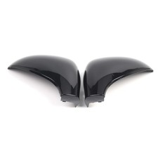 Spiegelkappen Gehäuse Außenspiegel Kappe Glanz Schwarz für Peugeot 207 2006-2013