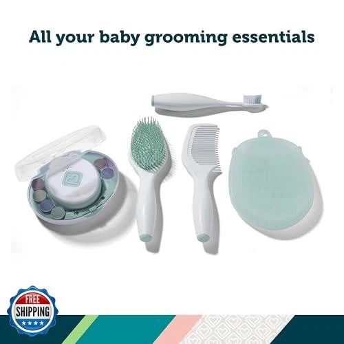 Safet 1st Baby’s 1st Spa Day Kit, Electric Ease Nail File, Soft Bath Mitt, To - Image 2 of 4