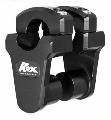 Rox Speed FX Elite Pivot Handlebar Riser 1-1/8in 2in Rise Black 1R-P2PPK New