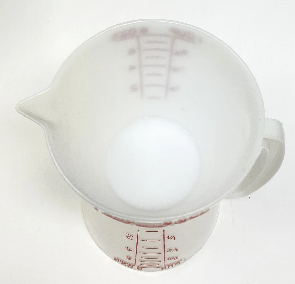 Vintage TUPPERWARE Wet & Dry TWIN MEASURING Double 1 Cup / 8 oz - Image 3 of 4